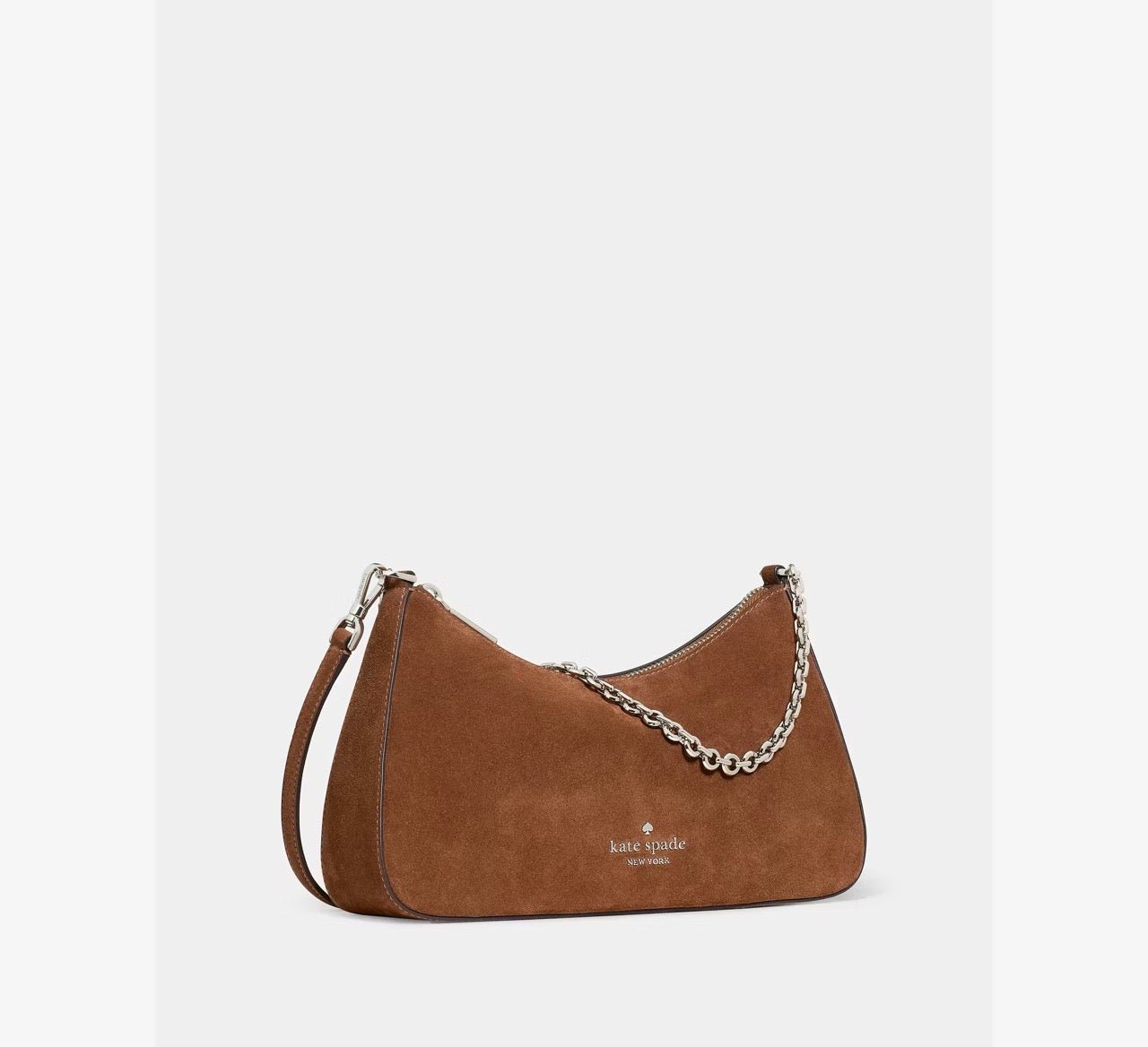 [INCOMING ETA 30 DAYS] Kate Spade Margot Suede Crossbody Bag in Warm Gingerbread (KP042)