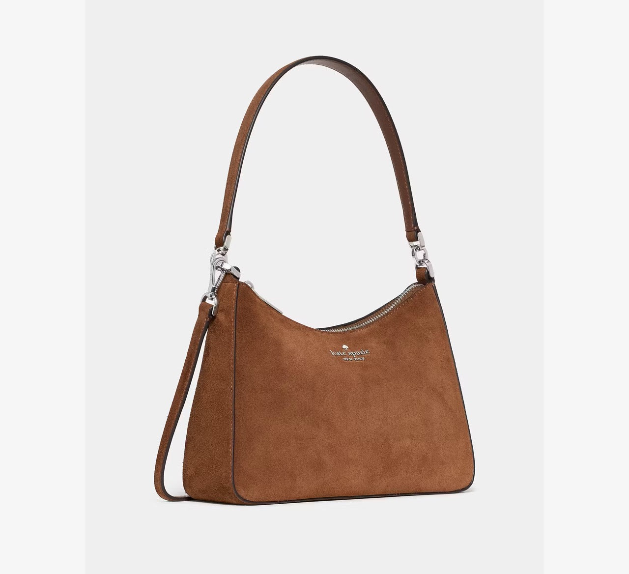 [INCOMING ETA 30 DAYS] Kate Spade Margot Suede Shoulder Bag in Warm Gingerbread (KP044)