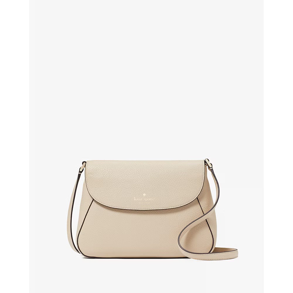 Kate Spade Monica Medium Flap Crossbody in Light Sand (KC465)