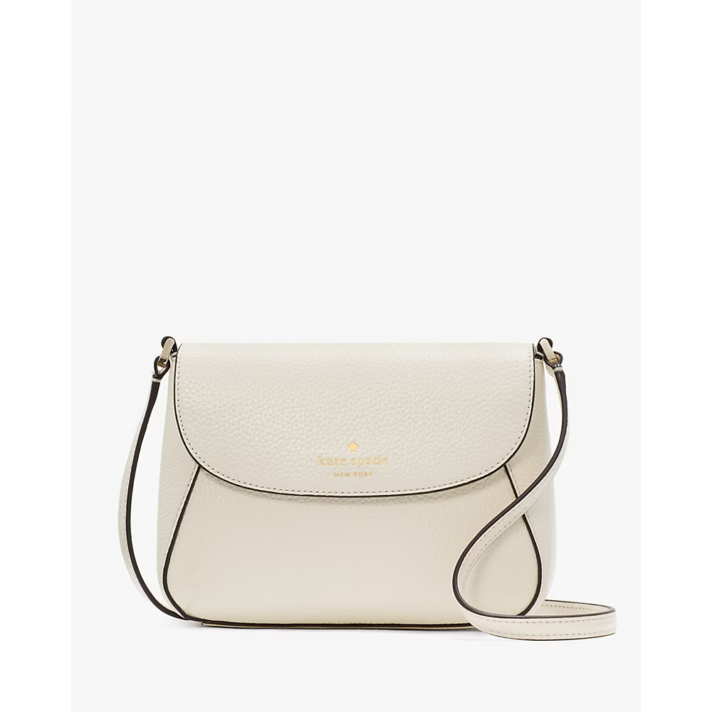 Kate Spade Monica Mini Flap Crossbody Bag in Parchment (KF364)