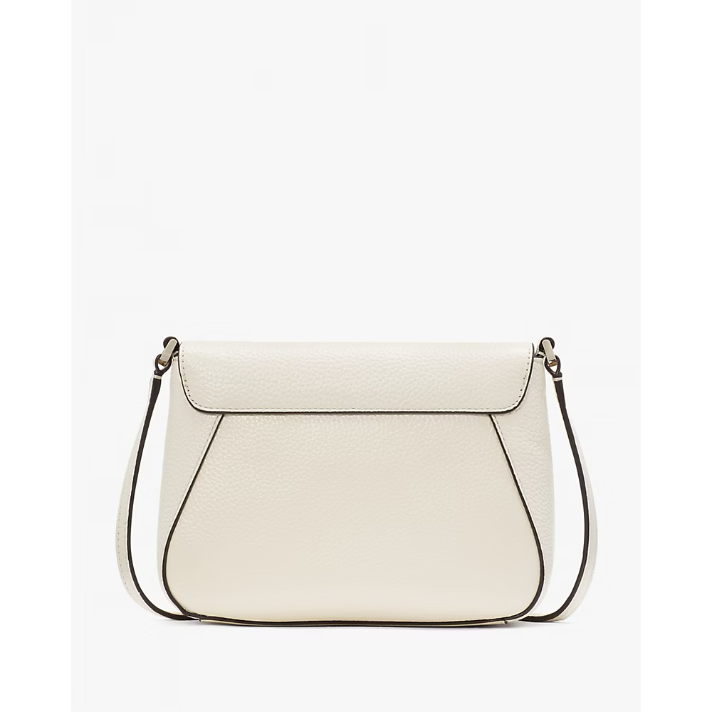 Kate Spade Monica Mini Flap Crossbody Bag in Parchment (KF364)