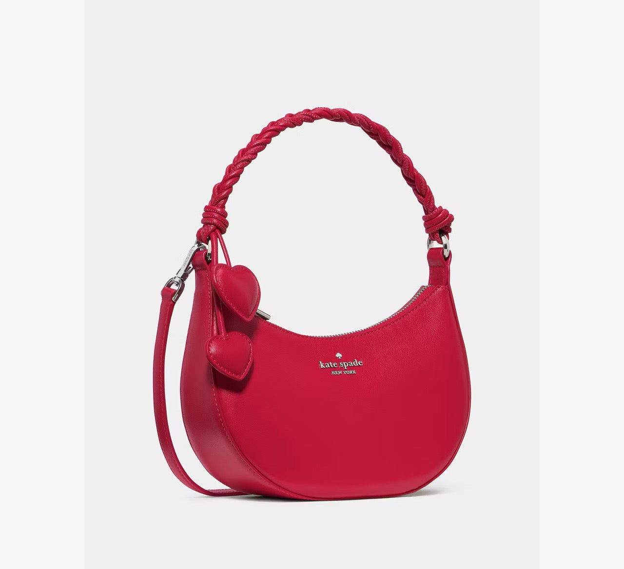 [LIVE ITEM][INCOMING ETA 30 DAYS] Kate Spade Nova Braided Strap Shoulder Bag in Cherry Rou (KN610)(2)