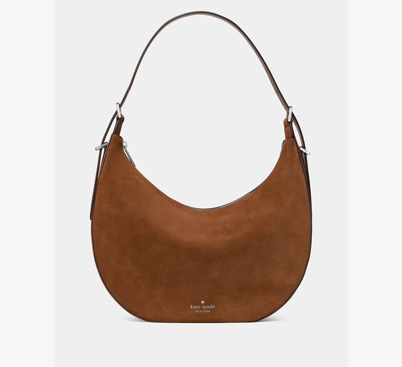 [WEB EXCLUSIVE][READY STOCK MY] Kate Spade Nova Suede Large Shoulder Bag in Warm Ginger (KP031)