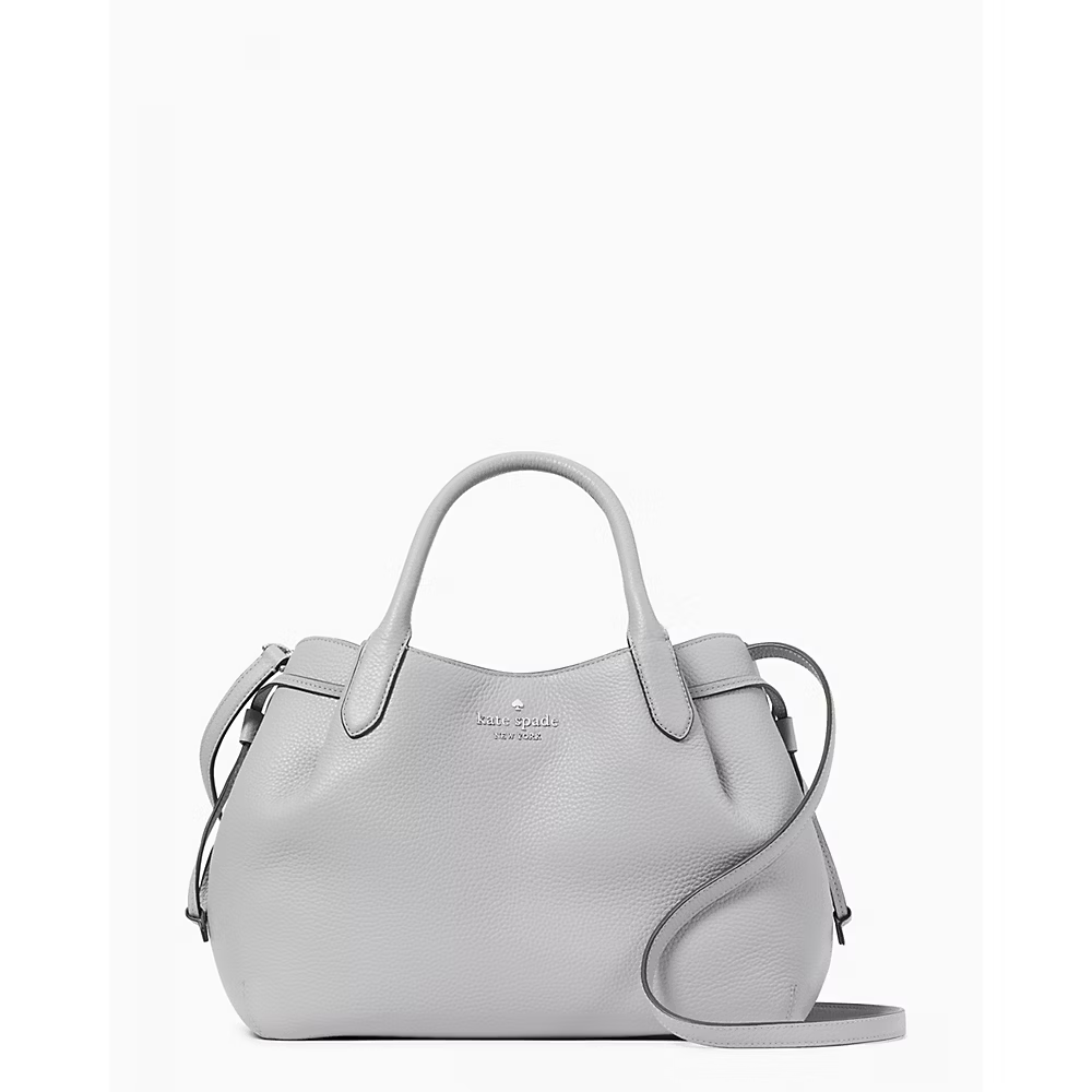 [INCOMING ETA 30 DAYS] Kate Spade Pebbled Leather Dumpling Large Satchel in Mountain Grey (K8134)