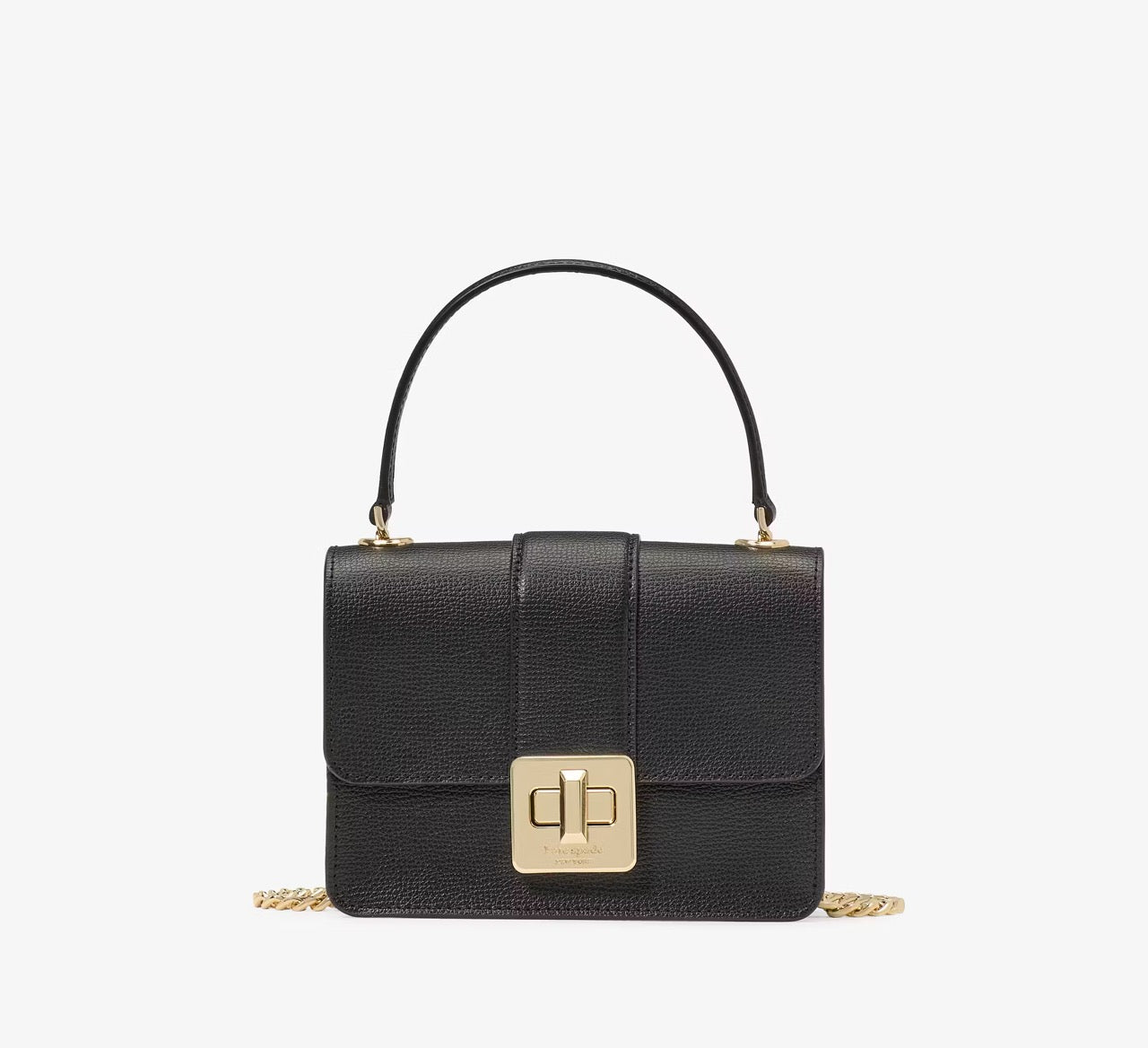 [SPECIAL DEAL][INCOMING ETA 30 DAYS] Kate Spade Phoebe Turnlock Mini Flap Crossbody in Black (KK896)