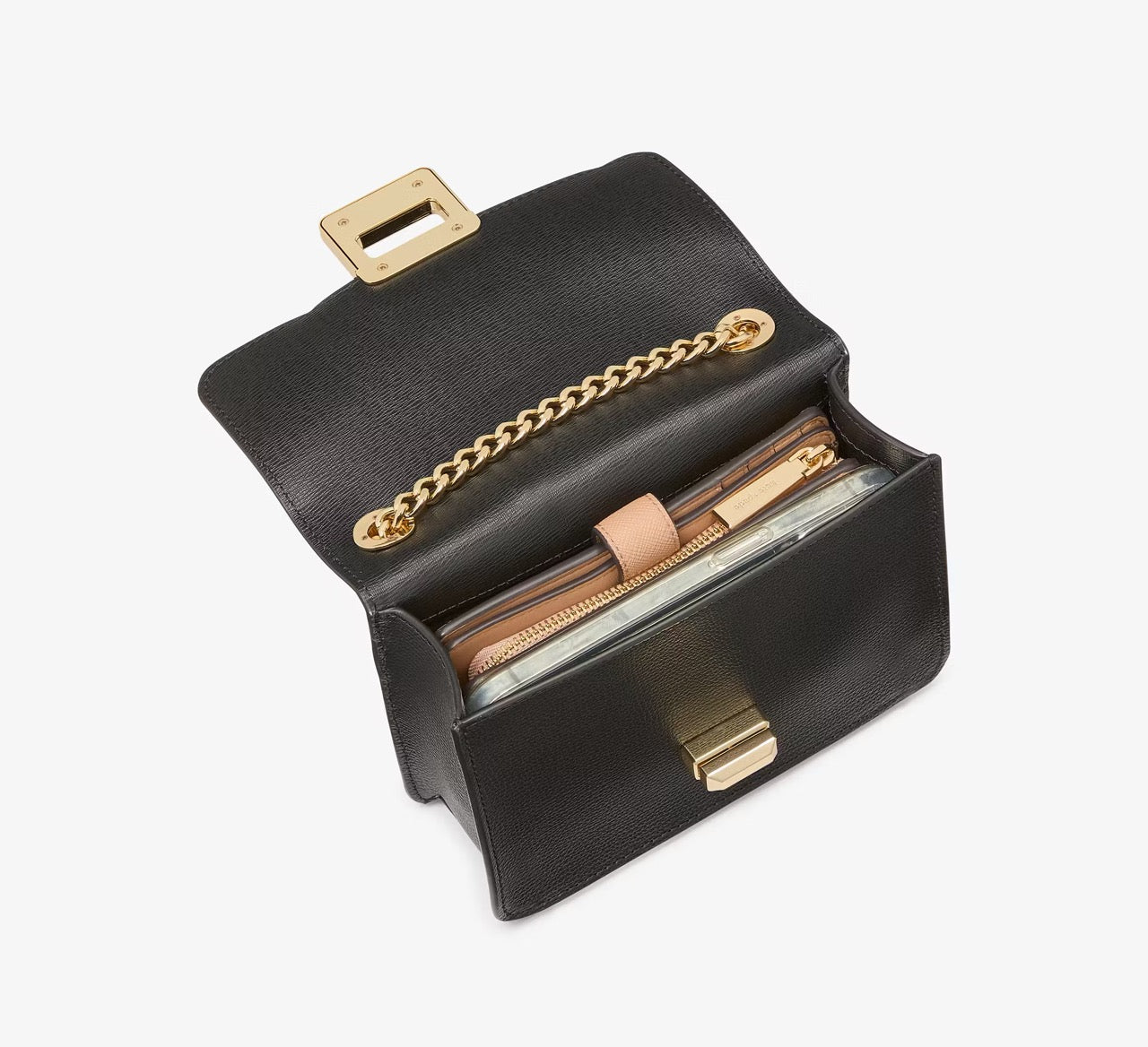 [SPECIAL DEAL][INCOMING ETA 30 DAYS] Kate Spade Phoebe Turnlock Mini Flap Crossbody in Black (KK896)