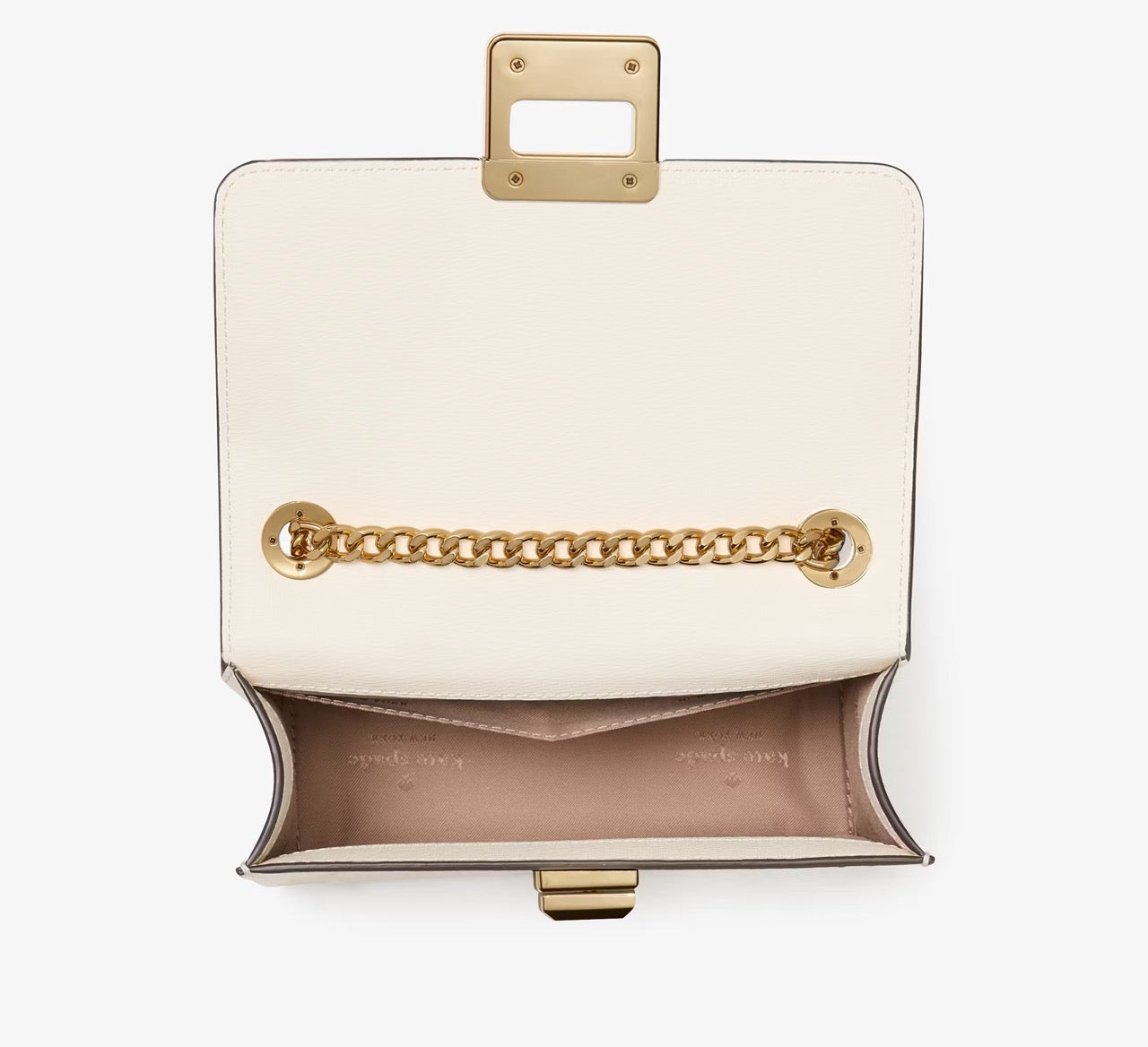 [SPECIAL DEAL][INCOMING ETA 30 DAYS] Kate Spade Phoebe Turnlock Mini Flap Crossbody in Toasted Hazelnut (KK897)