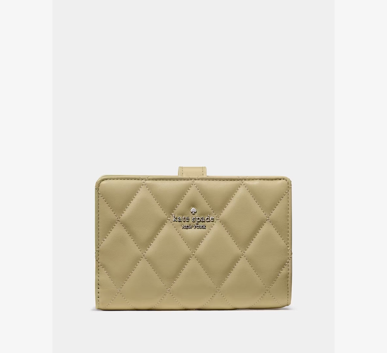 [INCOMING ETA 30 DAYS] Kate Spade Quilted Medium Bifold Wallet in Elm (KN755)