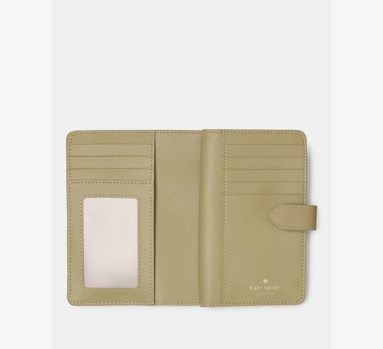 [INCOMING ETA 30 DAYS] Kate Spade Quilted Medium Bifold Wallet in Elm (KN755)