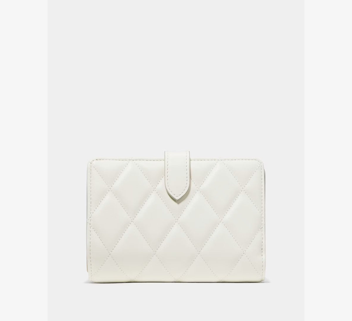 [WEB EXCLUSIVE][READY STOCK MY] Kate Spade Quilted Medium Bifold Wallet in Meringue (KN755)