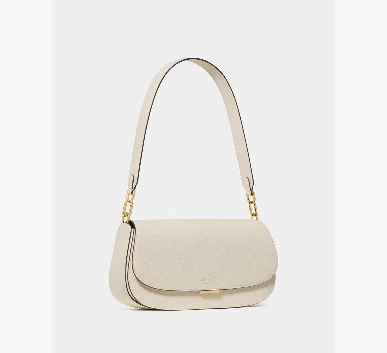 [WEB EXCUSIVE][READY STOCK MY] Kate Spade Quinn Shoulder Bag in Cashew Milk (KN644)