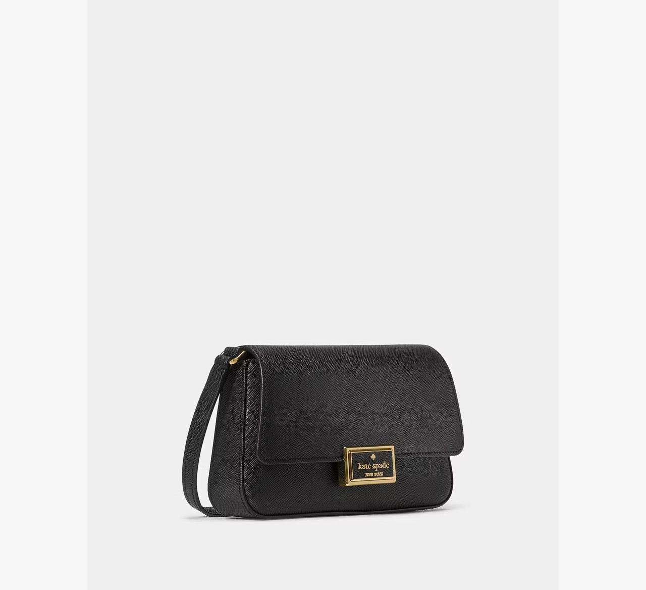 [WEB EXCLUSIVE][READY STOCK MY] Kate Spade Reegan Mini Flap Crossbody In Black (KM532)