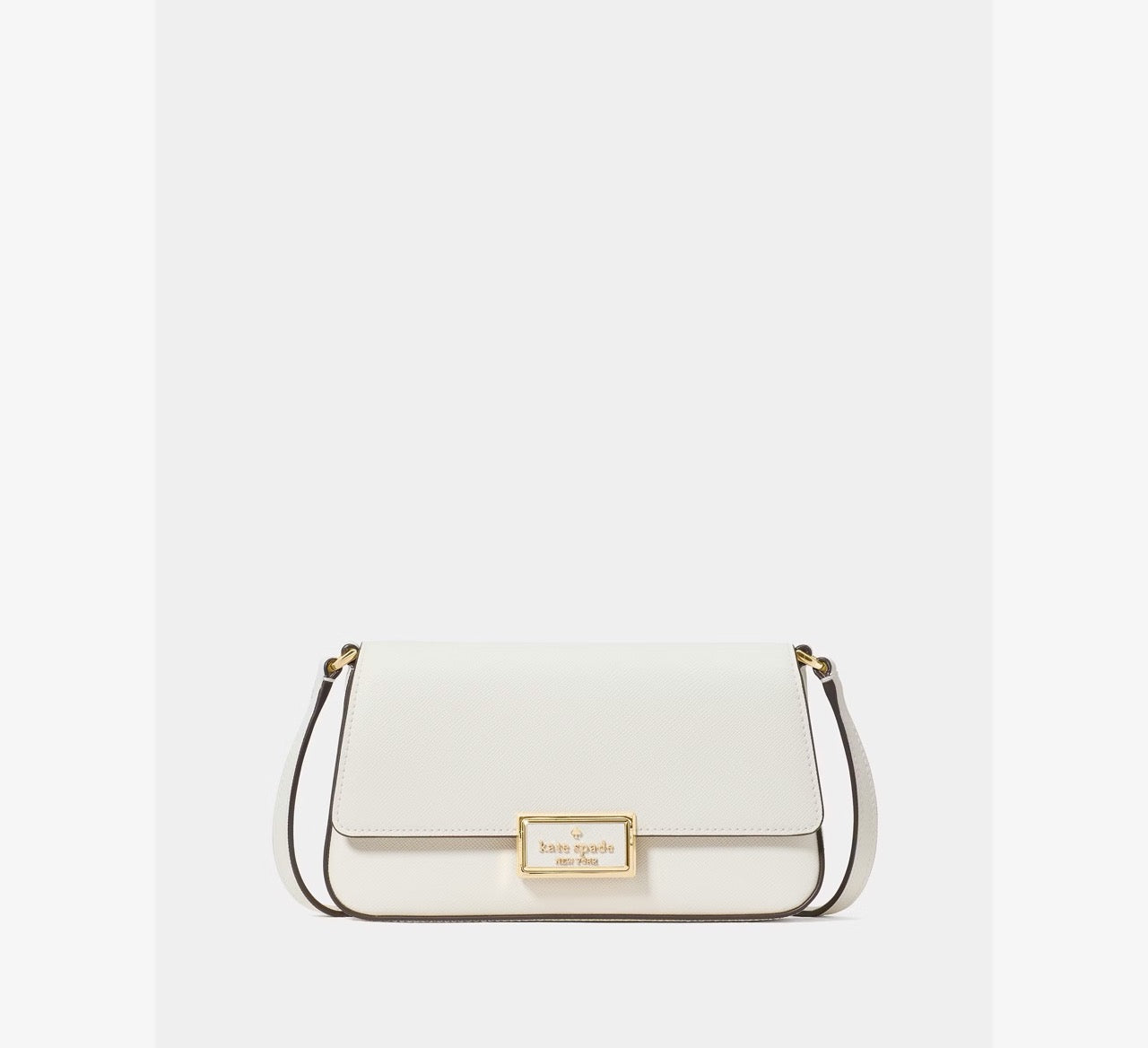 [WEB EXCLUSIVE][READY STOCK MY] Kate Spade Reegan Mini Flap Crossbody In Meringue (KM532)