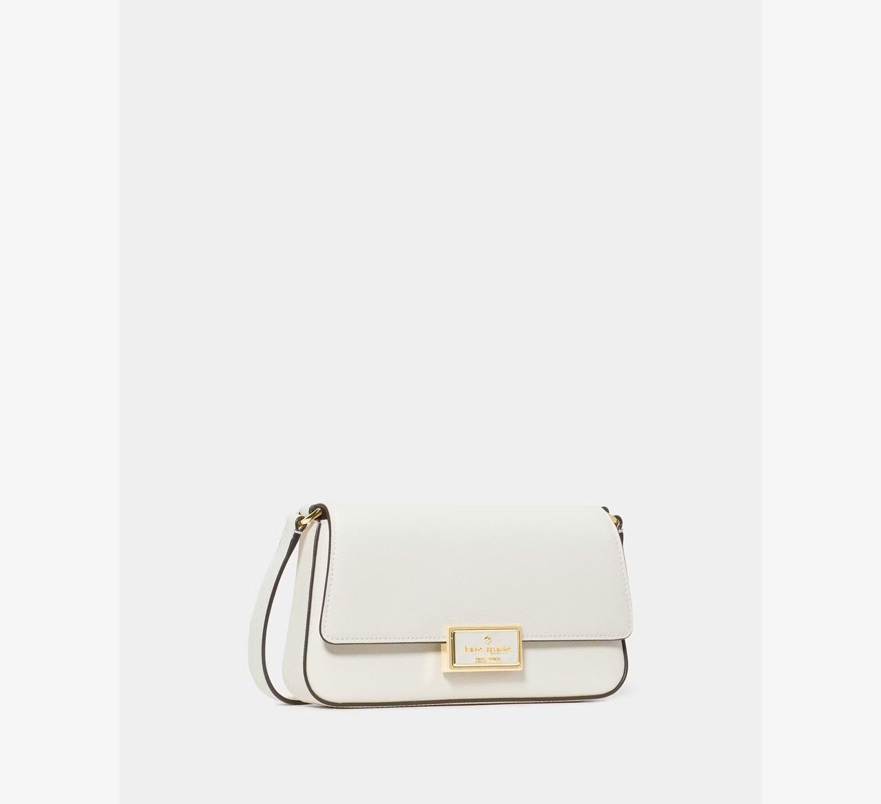 [WEB EXCLUSIVE][READY STOCK MY] Kate Spade Reegan Mini Flap Crossbody In Meringue (KM532)