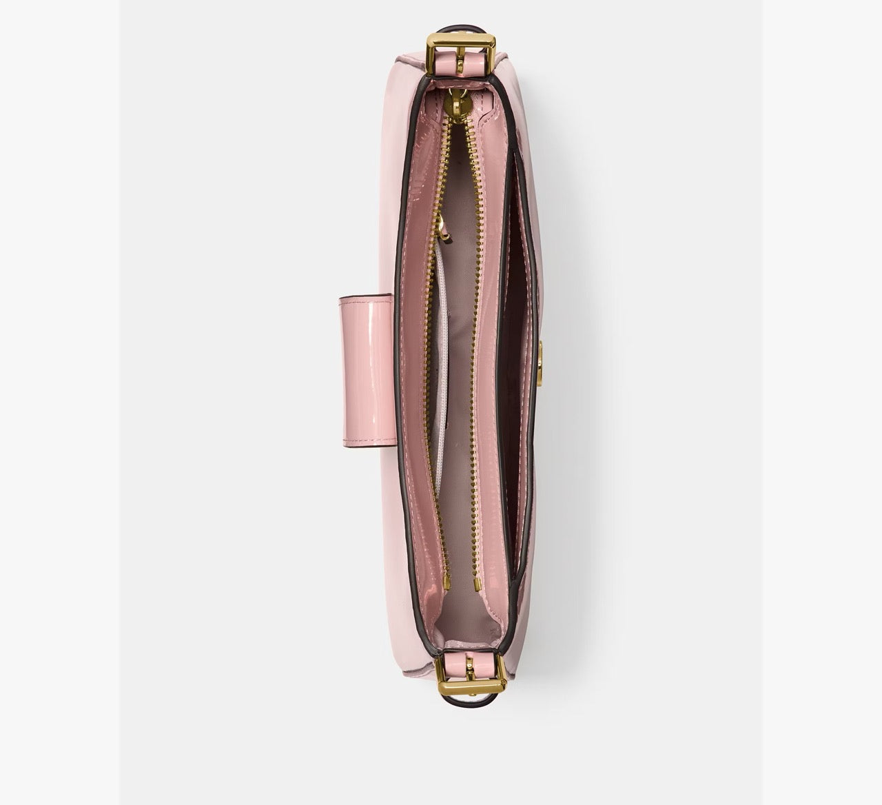 [READY STOCK MY] Kate Spade Reegan Patent Fabric Small Shoulder Bag in Tutu Pink (KF530)