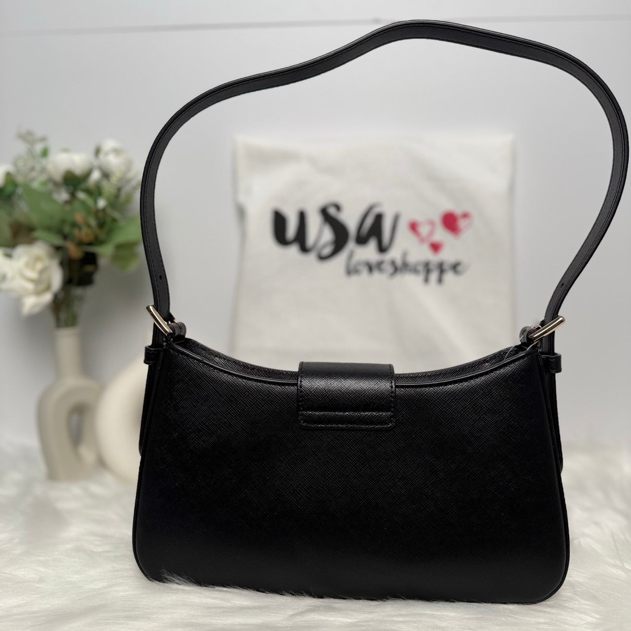[DEFECT] Kate Spade Reegan Small Shoulder Bag in Black (KG185)