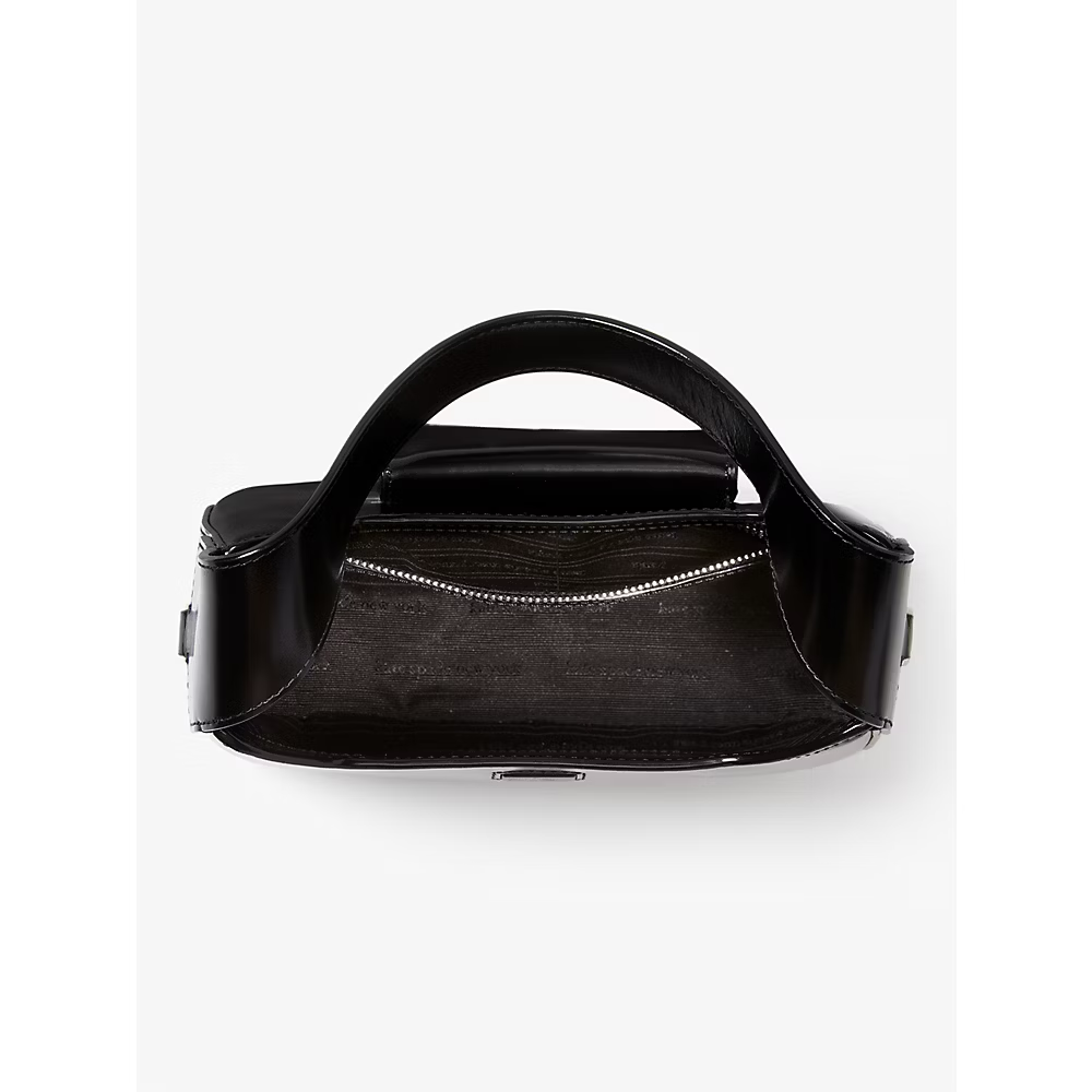 Kate Spade Sam Icon Leather Mini Hobo Bag in Black (K8819)