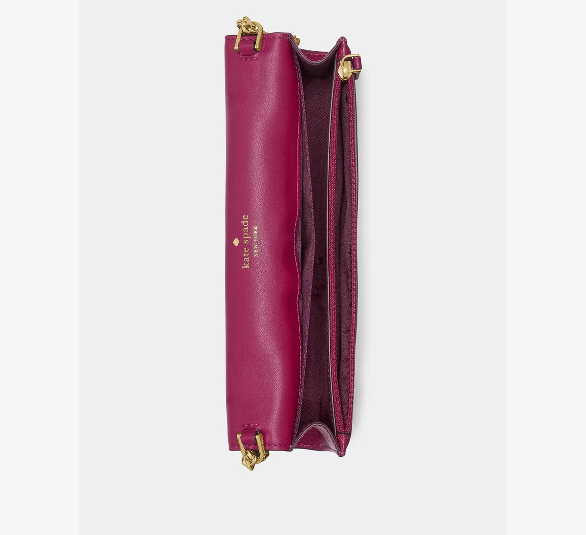 [INCOMING ETA 30 DAYS] Kate Spade Scarlett Wallet On Chain in Dark Raspberry (KP359)