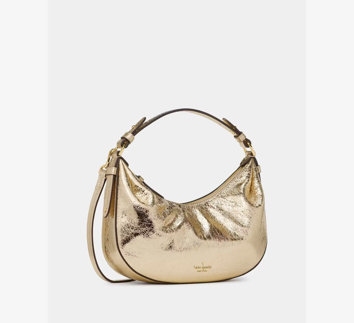 [READY STOCK MY] Kate Spade Selene Metallic Shoulder Bag in Gold (KP885)