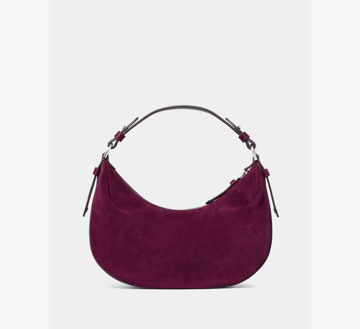 [READY STOCK MY] Kate Spade Selene Suede Shoulder Bag in Deep Cherry (KP282)