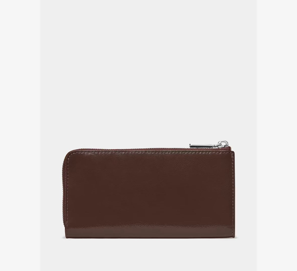 [WEB EXCLUSIVE][READY STOCK MY] Kate Spade Shiny Leather Large Slim L-zip Wallet in Hot Fudge (KP358)