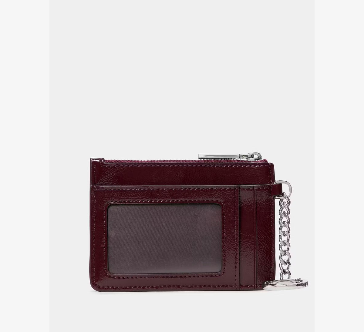 [WEB EXCLUSIVE][READY STOCK MY] Kate Spade Shiny Quilted Key Ring Card Holder in Grenache (KP345)