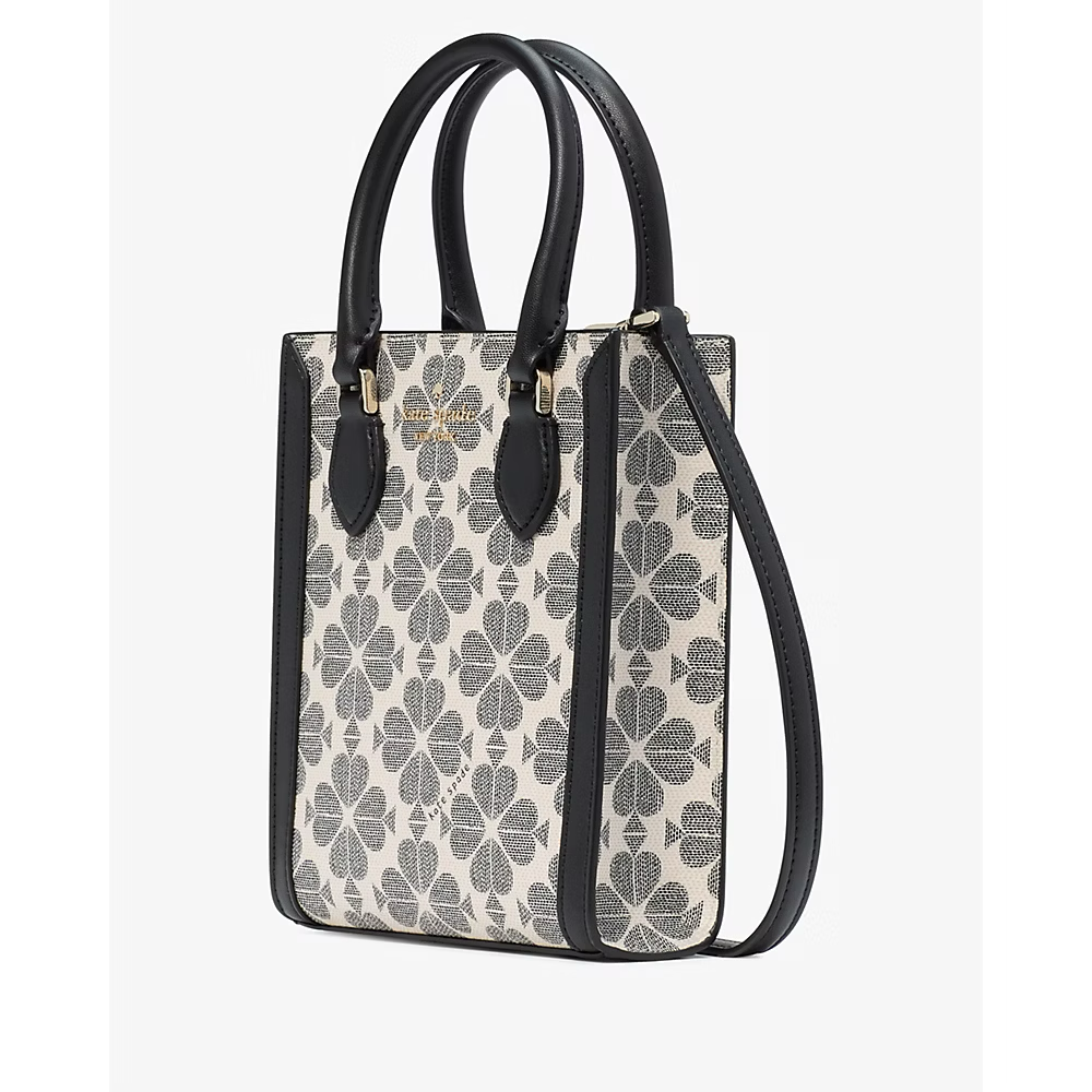 Kate Spade Signature Spade Flower Mini Tote in Black Multi (KJ694)