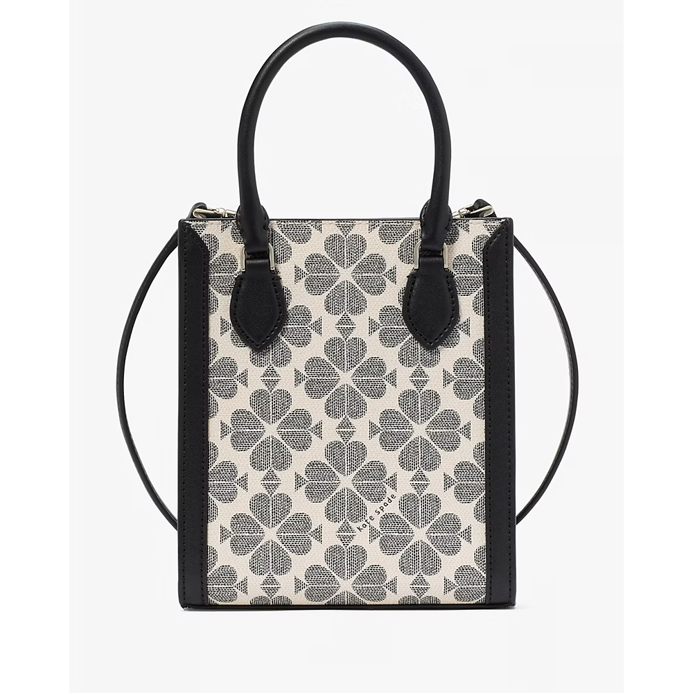 Kate Spade Signature Spade Flower Mini Tote in Black Multi (KJ694)