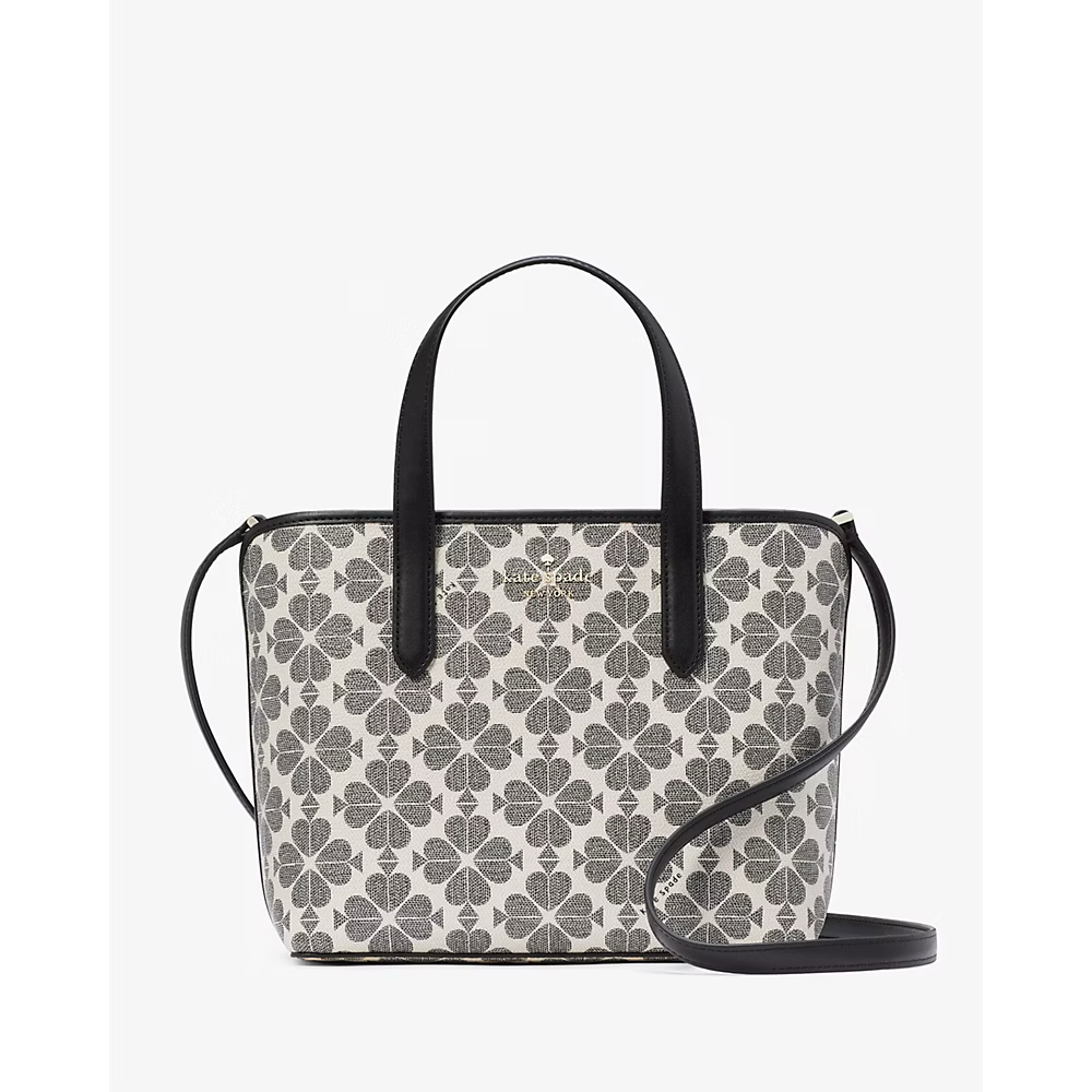 [READY STOCK MY] Kate Spade Signature Spade Flower Small Tote in Black Multi (KH425)