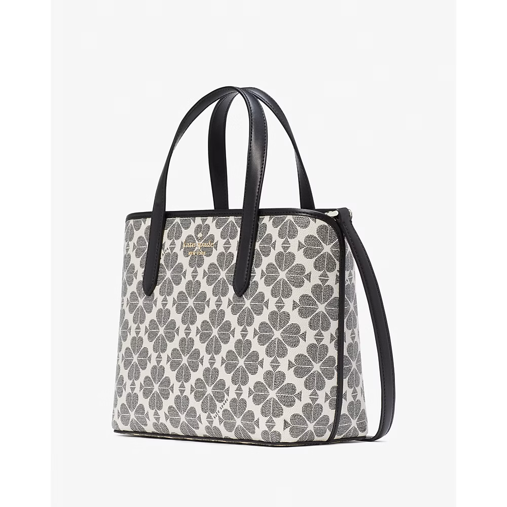 [READY STOCK MY] Kate Spade Signature Spade Flower Small Tote in Black Multi (KH425)