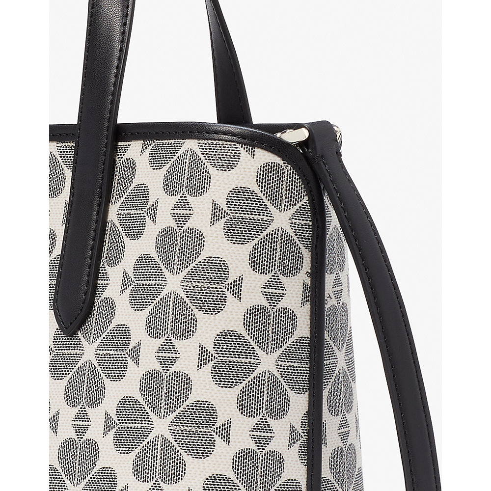 [READY STOCK MY] Kate Spade Signature Spade Flower Small Tote in Black Multi (KH425)