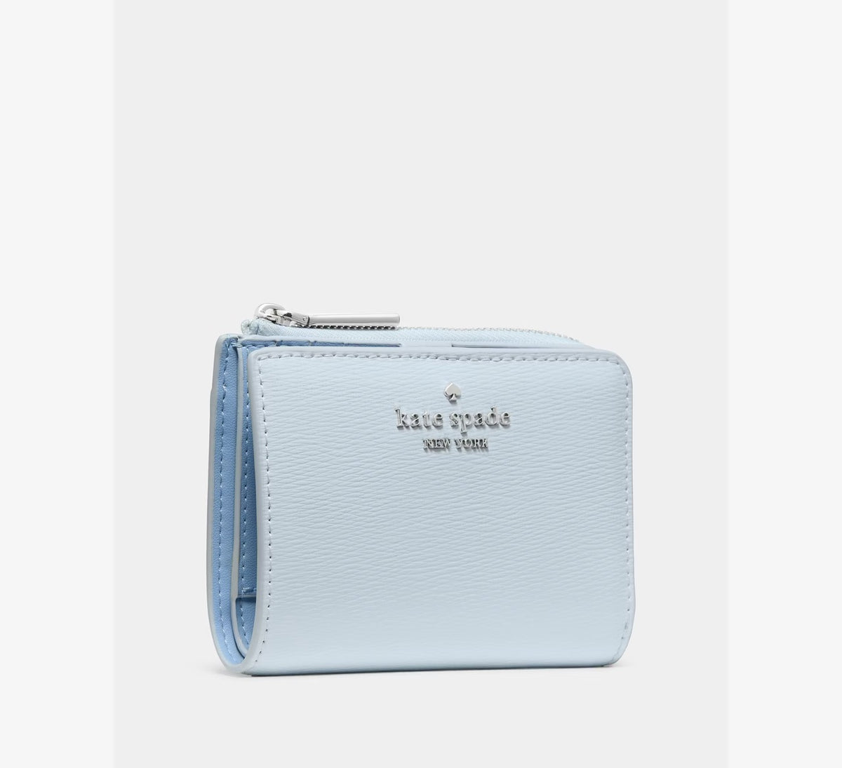 [READY STOCK MY] Kate Spade Small L-zip Wallet In Pale Sapphirine (KP063)