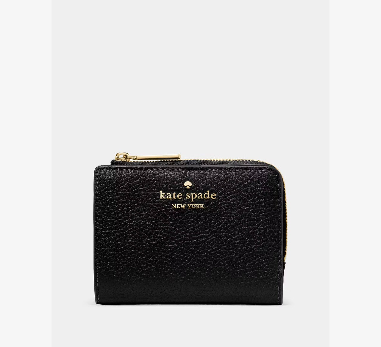 [READY STOCK MY] Kate Spade Small L-zip Wallet in Black (KN766)