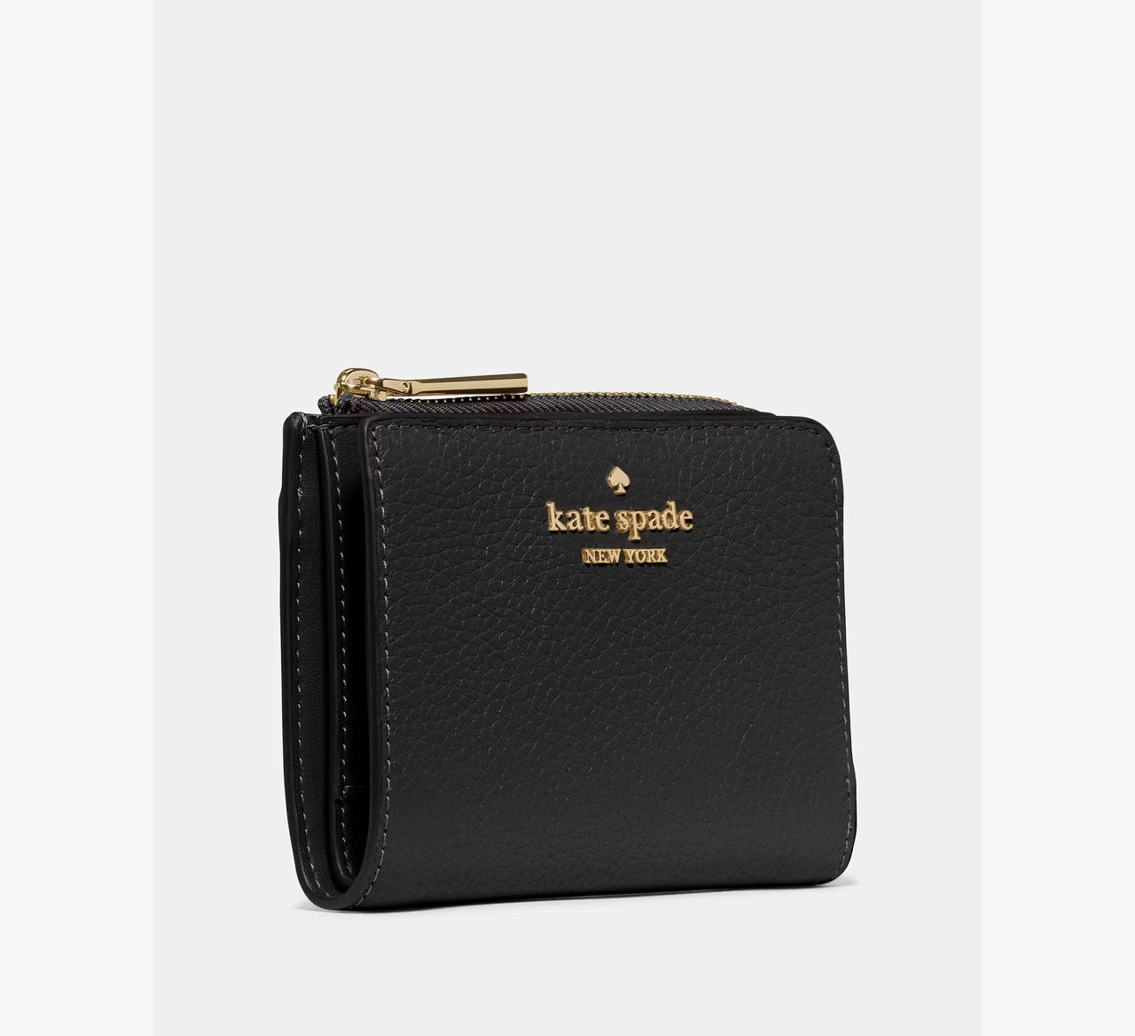[READY STOCK MY] Kate Spade Small L-zip Wallet in Black (KN766)