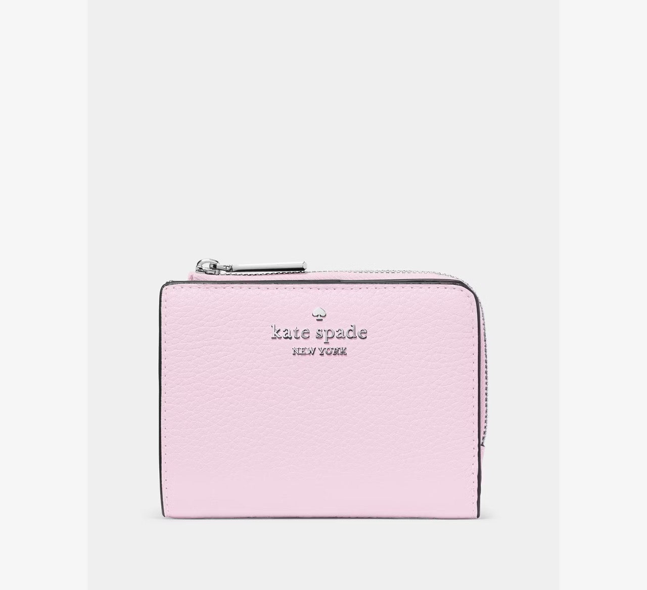 [READY STOCK MY] Kate Spade Small L-zip Wallet in Dahlia Pink (KN766)