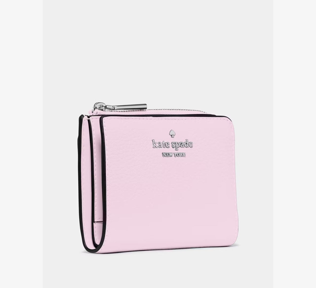 [READY STOCK MY] Kate Spade Small L-zip Wallet in Dahlia Pink (KN766)