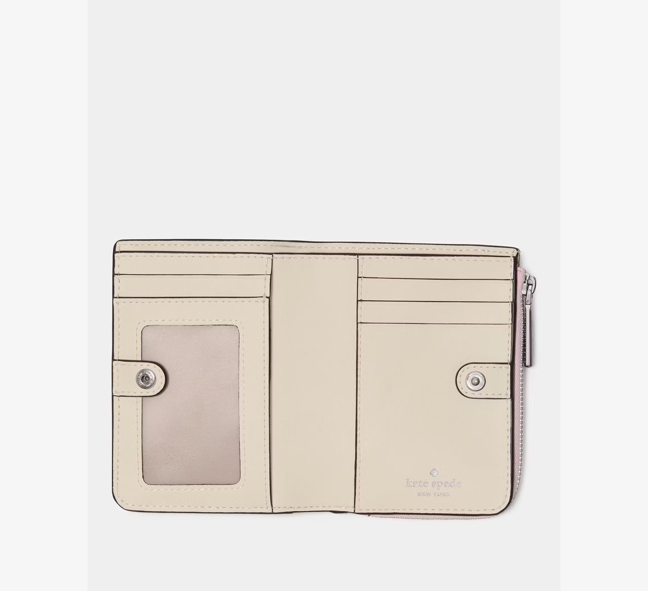 [READY STOCK MY] Kate Spade Small L-zip Wallet in Dahlia Pink (KN766)