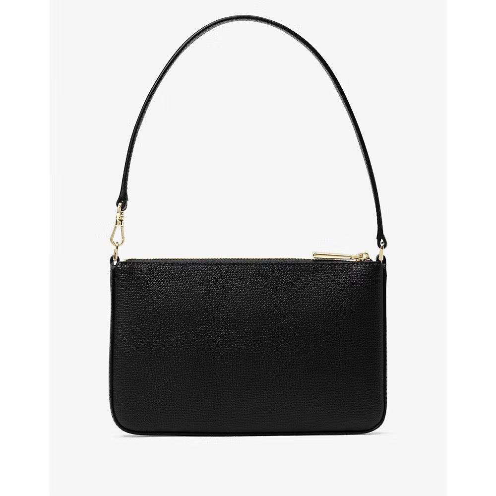 [READY STOCK MY] Kate Spade Spade Flower Embroidered Convertible Wristlet in Black (KL898)