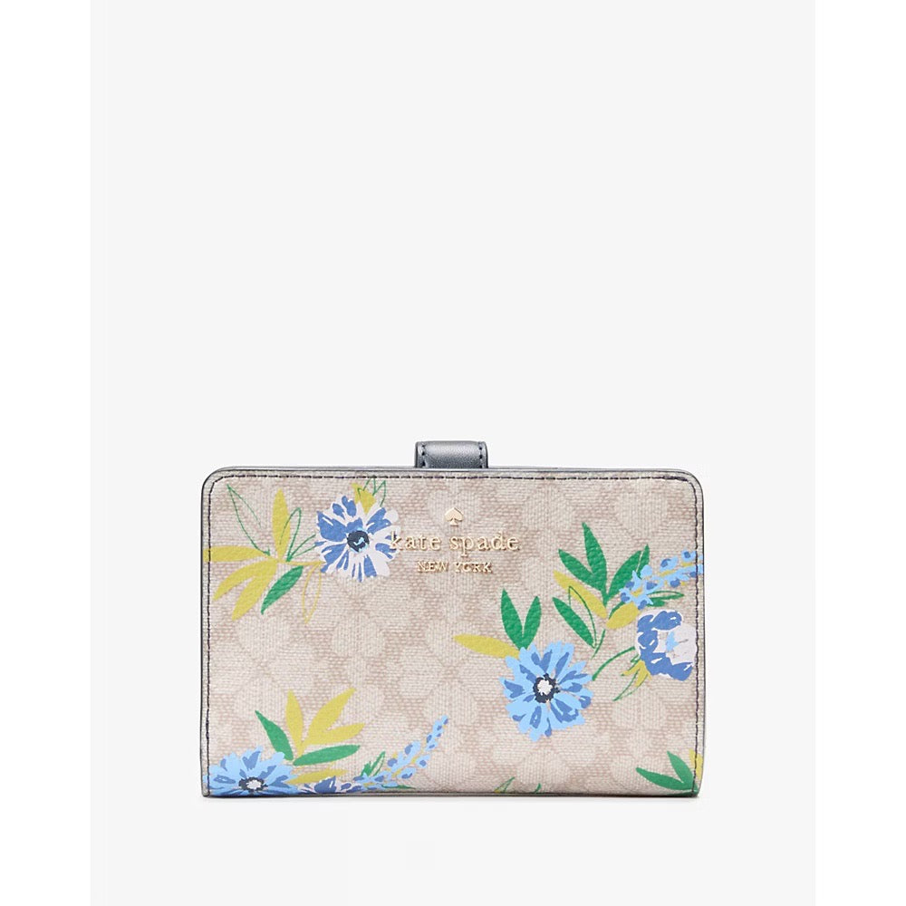 [INCOMING ETA 30 DAYS] Kate Spade Spade Flower Floral Medium Bifold Wallet in Blazer Blue (KK912)