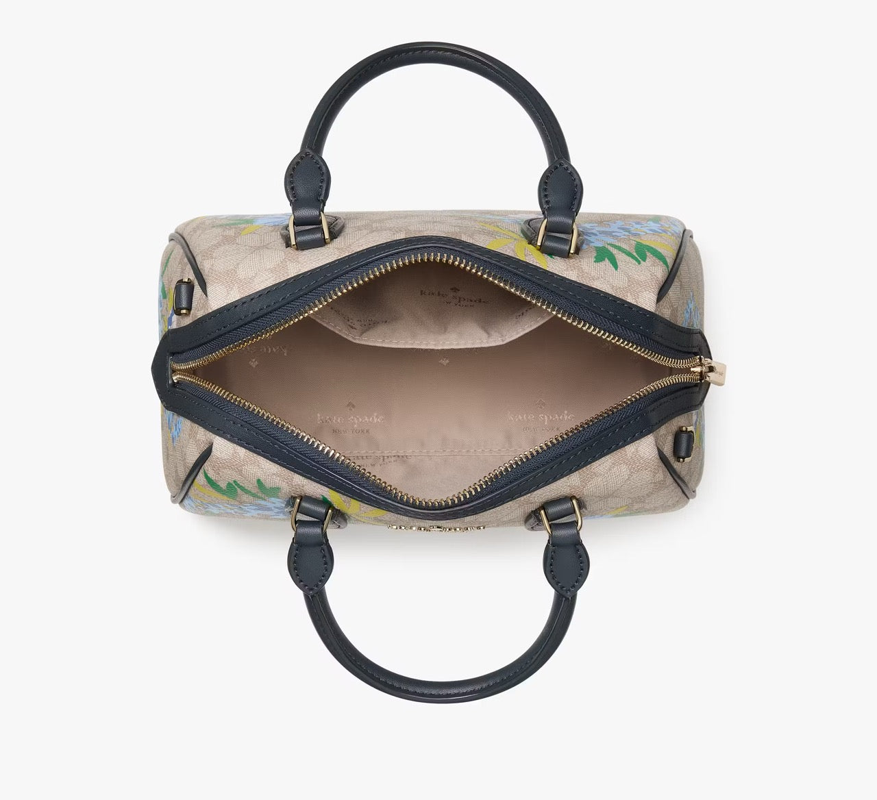 [SPECIAL DEAL][INCOMING ETA 30 DAYS] Kate Spade Spade Flower Floral Small Dolly Duffle in Blazer Blue Multi (KL004)