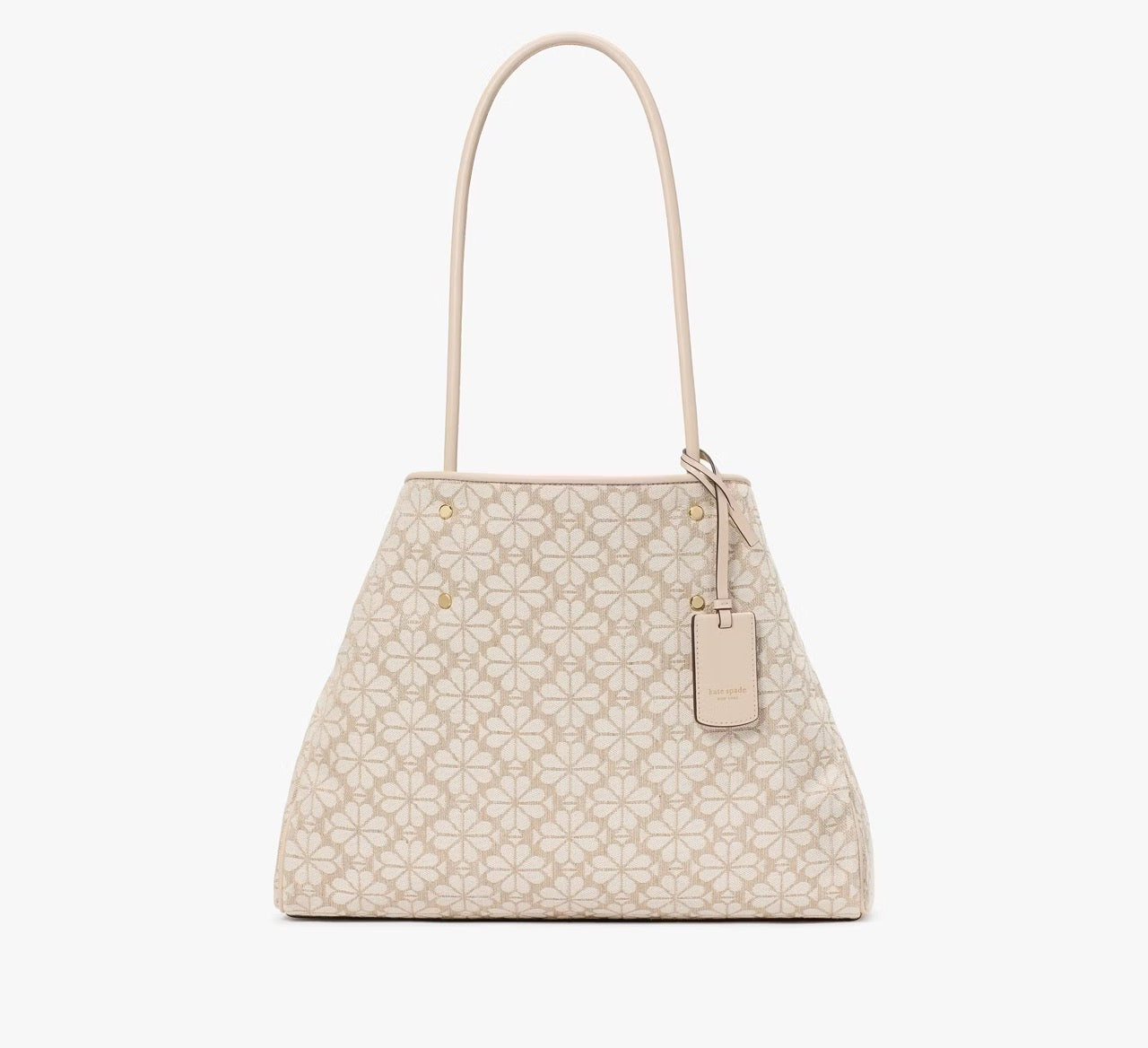 [READY STOCK MY] Kate Spade Spade Flower Jacquard Large Everything Tote in Natural Multi (KK609)