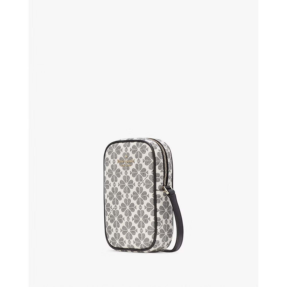 [READY STOCK MY] Kate Spade Spade Flower North South Phone Crossbody in Black Multi (KG490)