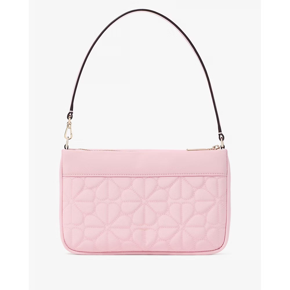 Kate Spade Spade Flower Quilted Fabric Convertible Wristlet in Pink Horizon (KK255)