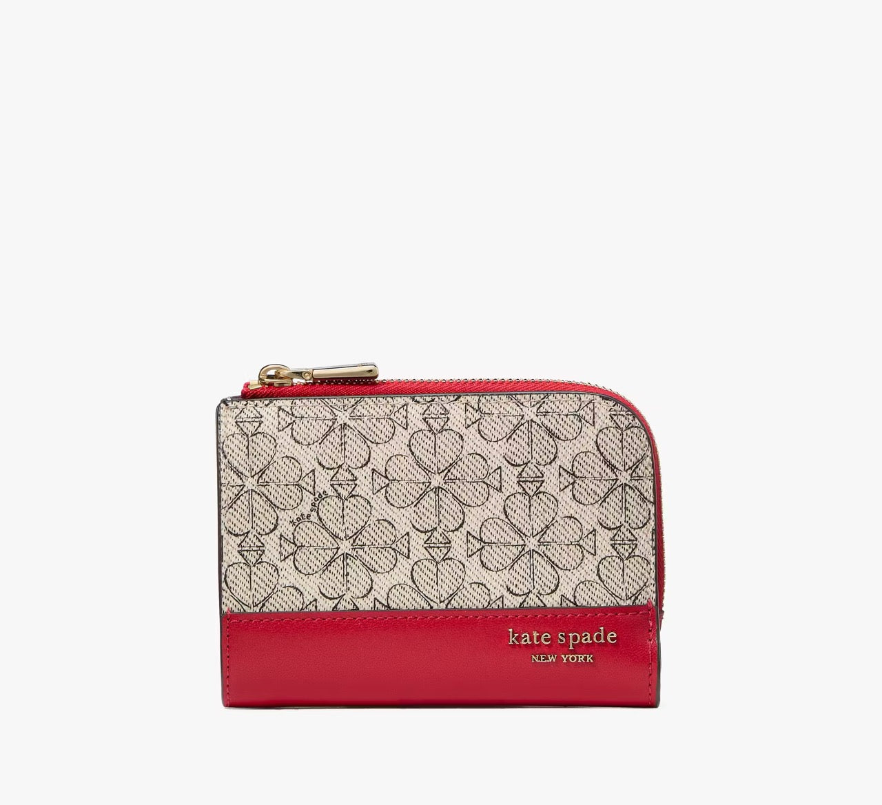 [INCOMING ETA 30 DAYS] Kate Spade Spade Flower Small Compact Wallet in Cherry Rouge Multi (KJ646)
