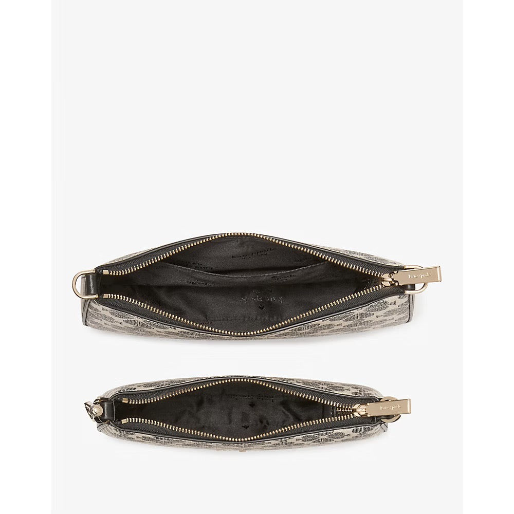 [READY STOCK MY] Kate Spade Spade Flower Small Crossbody in Black Multi (KI372)