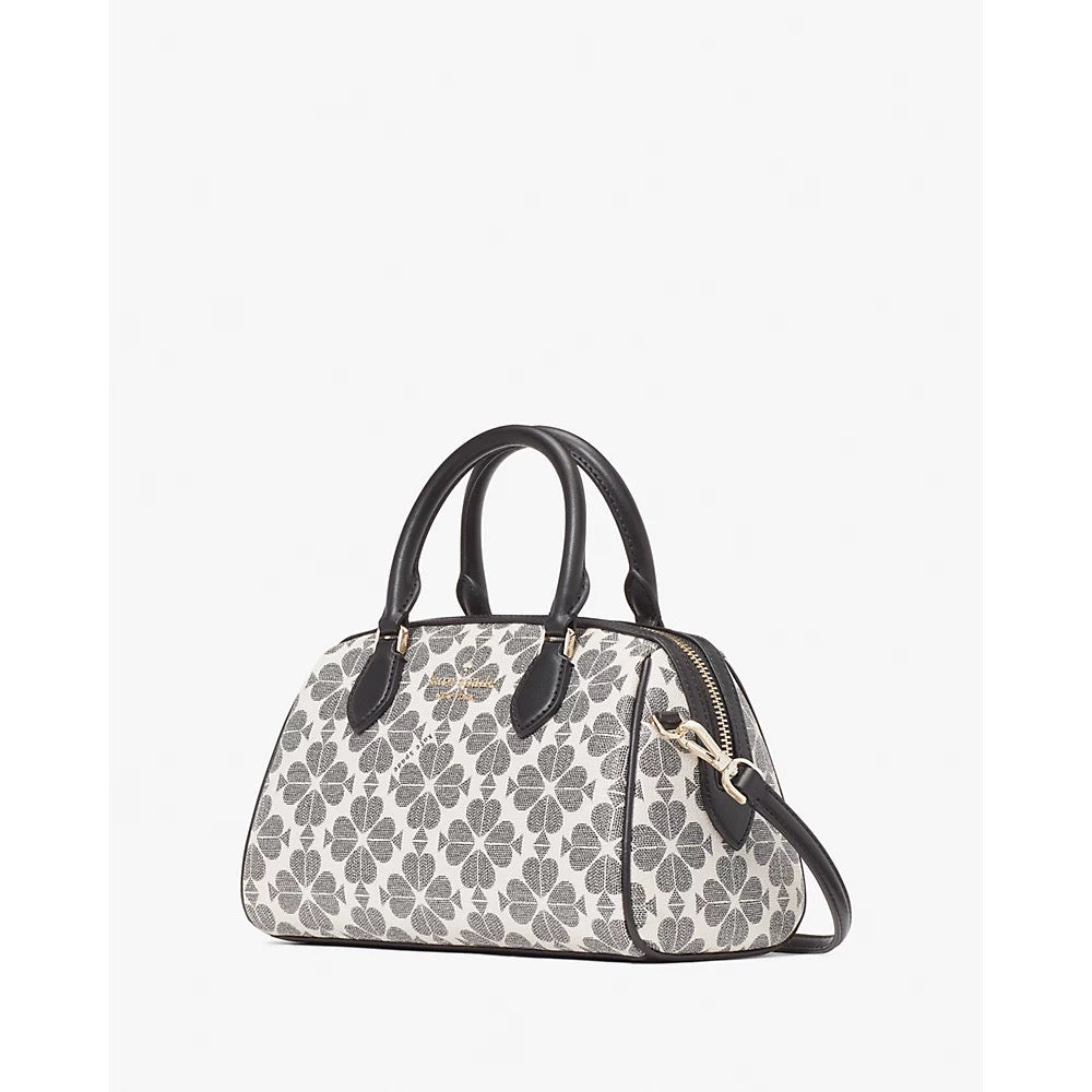 [READY STOCK MY] Kate Spade Spade Flower Small Dolly Duffle in Black Multi (KG483)