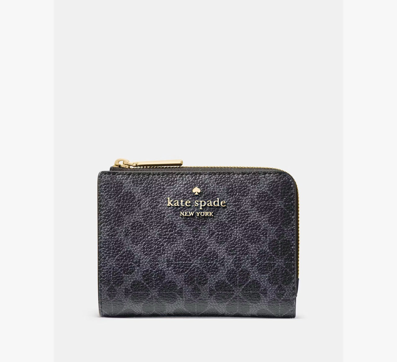[INCOMING ETA 30 DAYS] Kate Spade Spade Flower Small L-zip Wallet in Black (KK894)