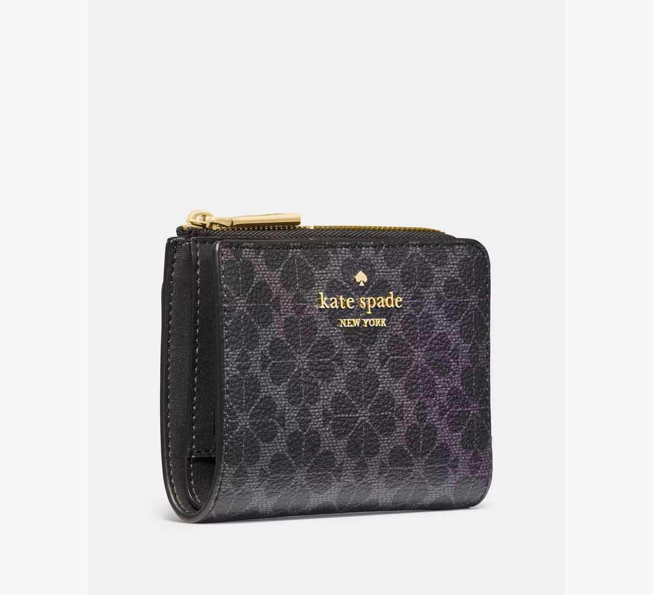 [INCOMING ETA 30 DAYS] Kate Spade Spade Flower Small L-zip Wallet in Black (KK894)