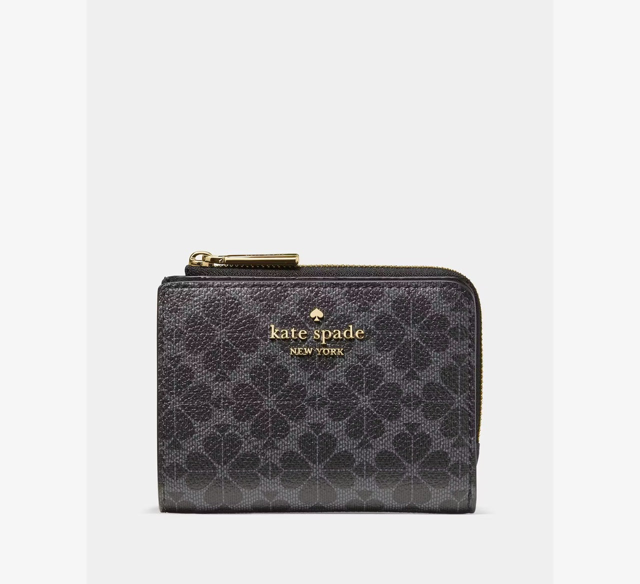 [INCOMING ETA 30 DAYS] Kate Spade Spade Flower Small L-zip Wallet in Black (KN768)