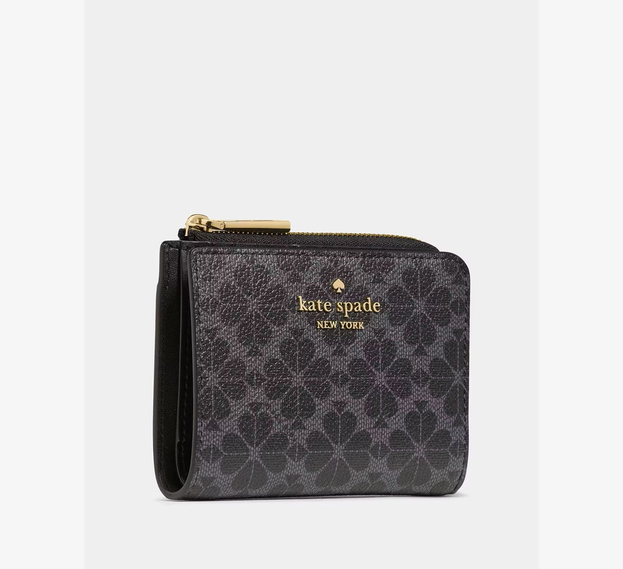 [INCOMING ETA 30 DAYS] Kate Spade Spade Flower Small L-zip Wallet in Black (KN768)